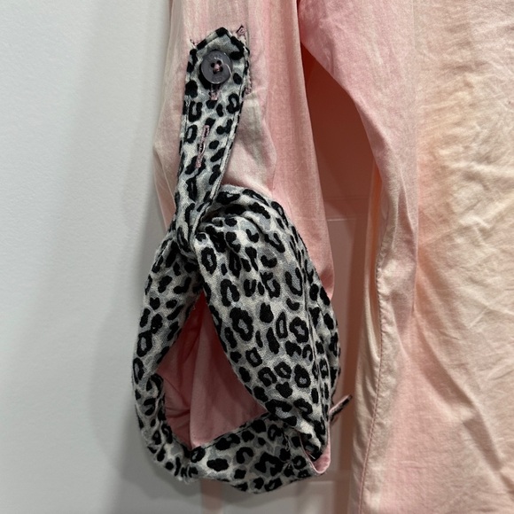 Roar Pink Tie Dye Button Down Shirt Size Large - Picture 6 of 8